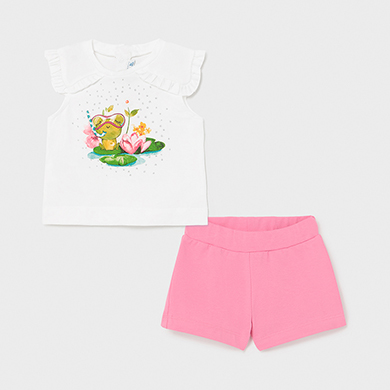 baby girl shorts and shirt set