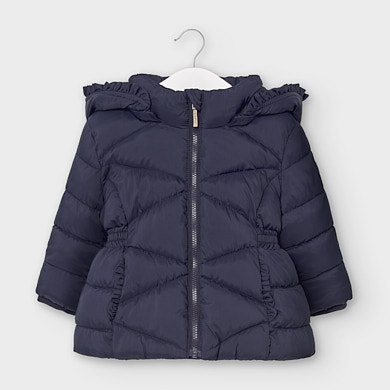 Geaca Matlasata Basic Bebe Fetita Navy Blue Mayoral