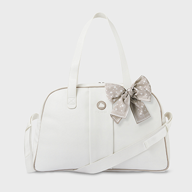 Geanta Maternitate Funda Off White Mayoral
