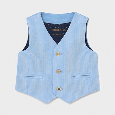 Gilet Lin Habille Bebe Garcon Lavande Mayoral