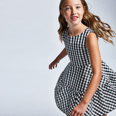 girls taffeta dress