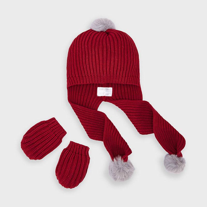 baby boy hat and gloves set