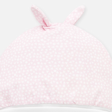 pink baby hat and mittens