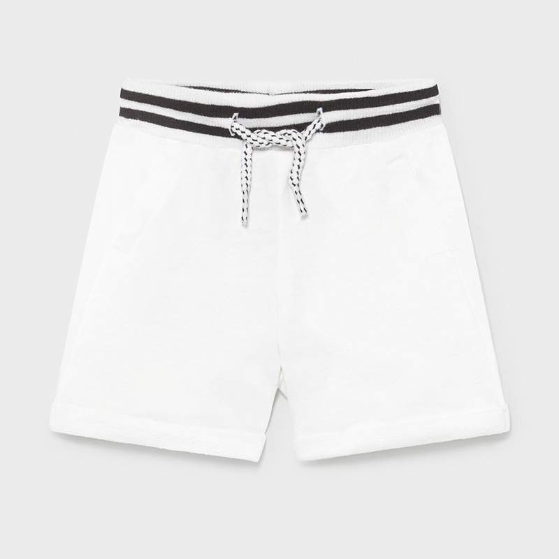 boys black jogger shorts