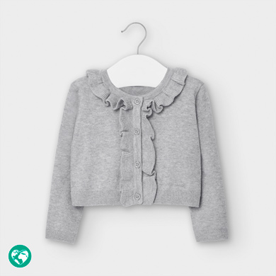 baby girl silver cardigan
