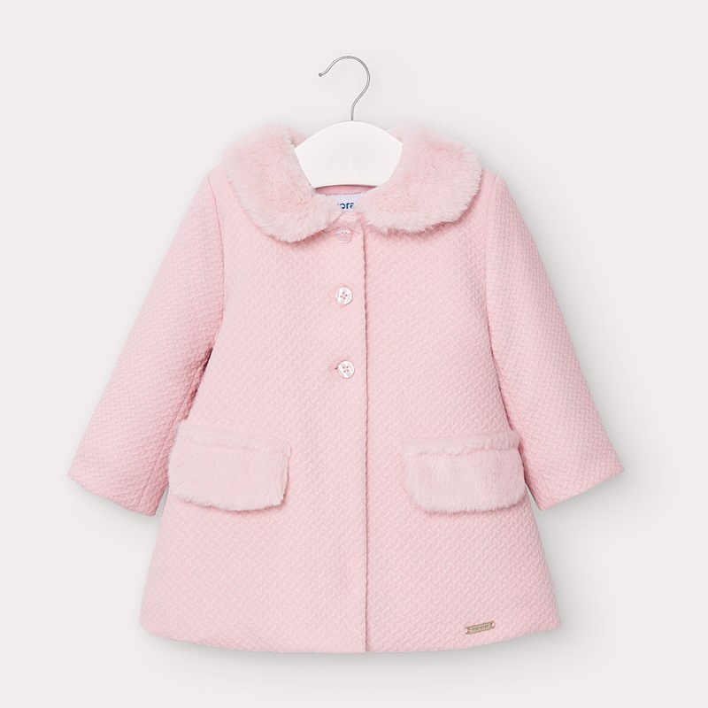 pink baby coat