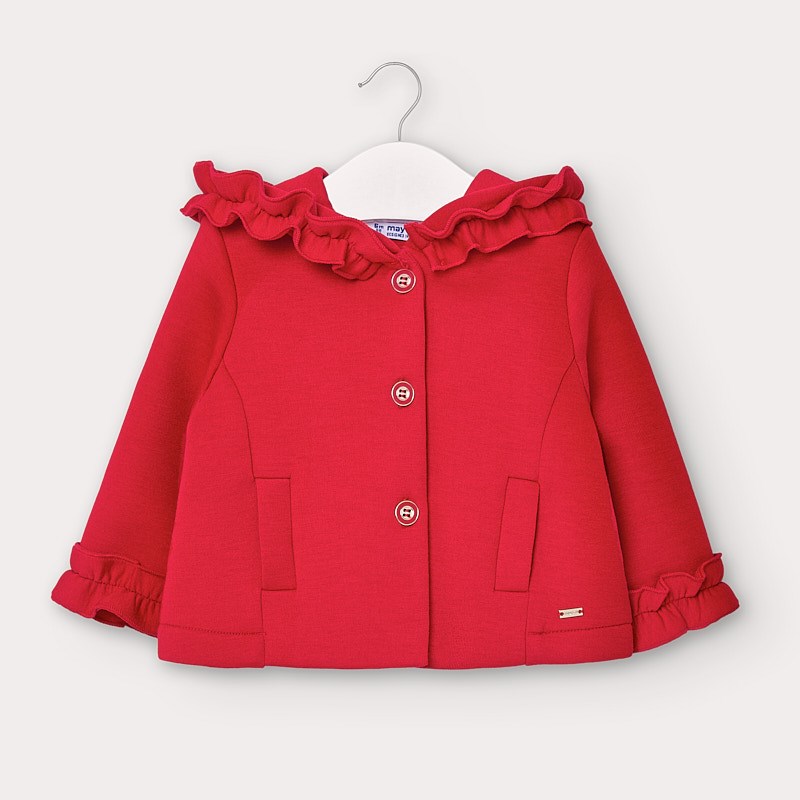 baby girl red coat