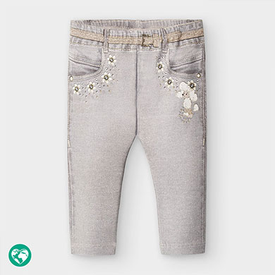 baby girl jean leggings