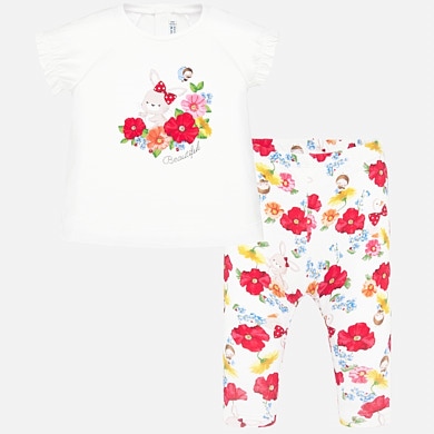 Leggings Set Baby Girl Red Mayoral