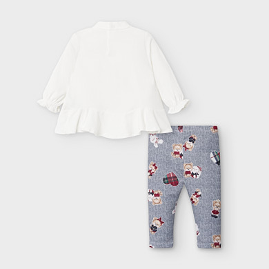 baby girl blue leggings