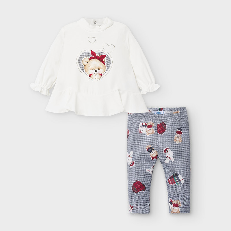 baby girl blue leggings