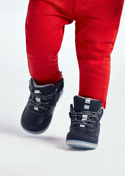 Lined Ankle Boots Baby Boy Navy Blue Mayoral