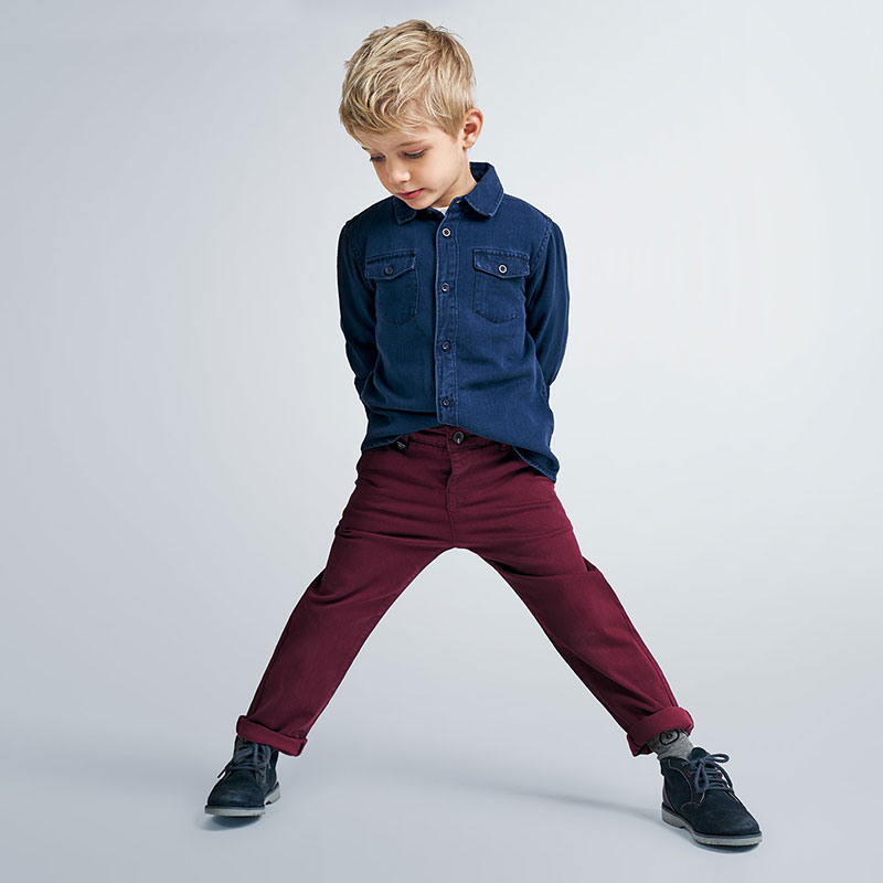 boys long sleeve denim shirt