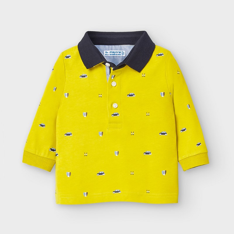 baby boy yellow polo shirt