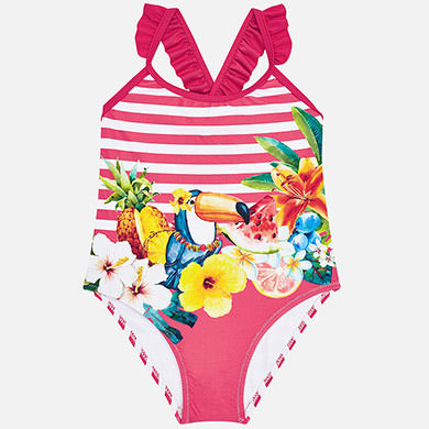 Maillot De Bain Rayures Dessin Fille Pasteque Mayoral