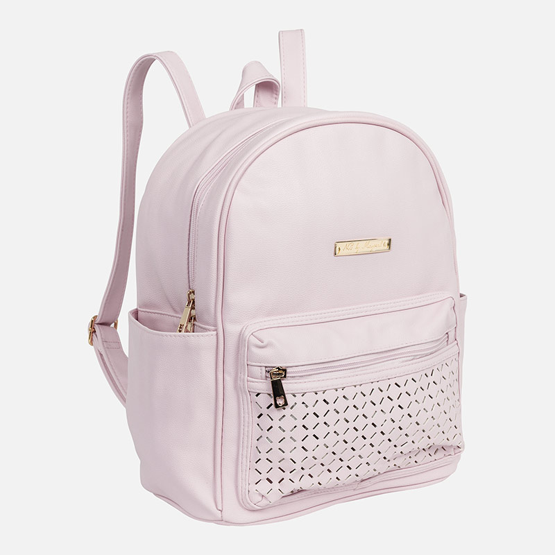Mochila Detalle Calado Rosa Baby Mayoral