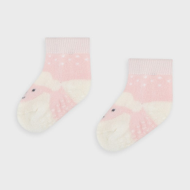 pink newborn socks