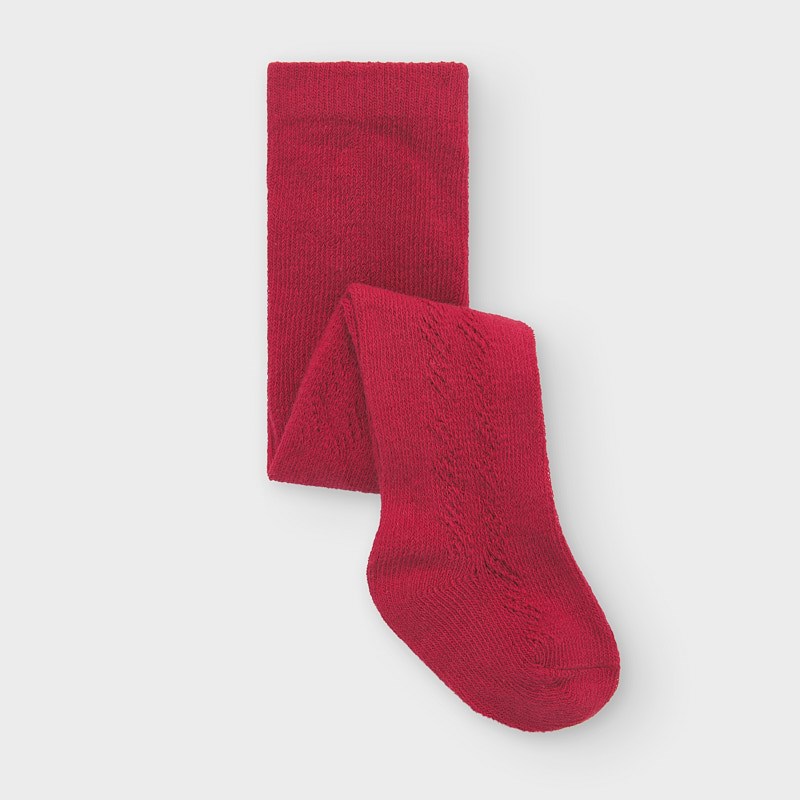 newborn red tights