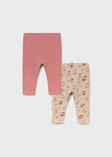 baby girl cream leggings