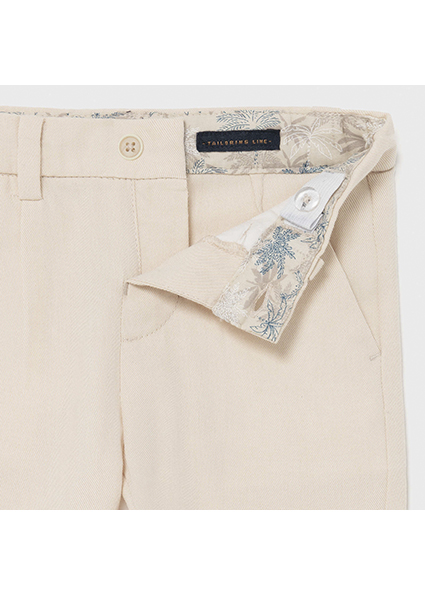 Pantalon Long Lin Habille Bebe Garcon Toile Mayoral
