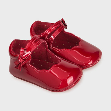 baby girl red mary jane shoes