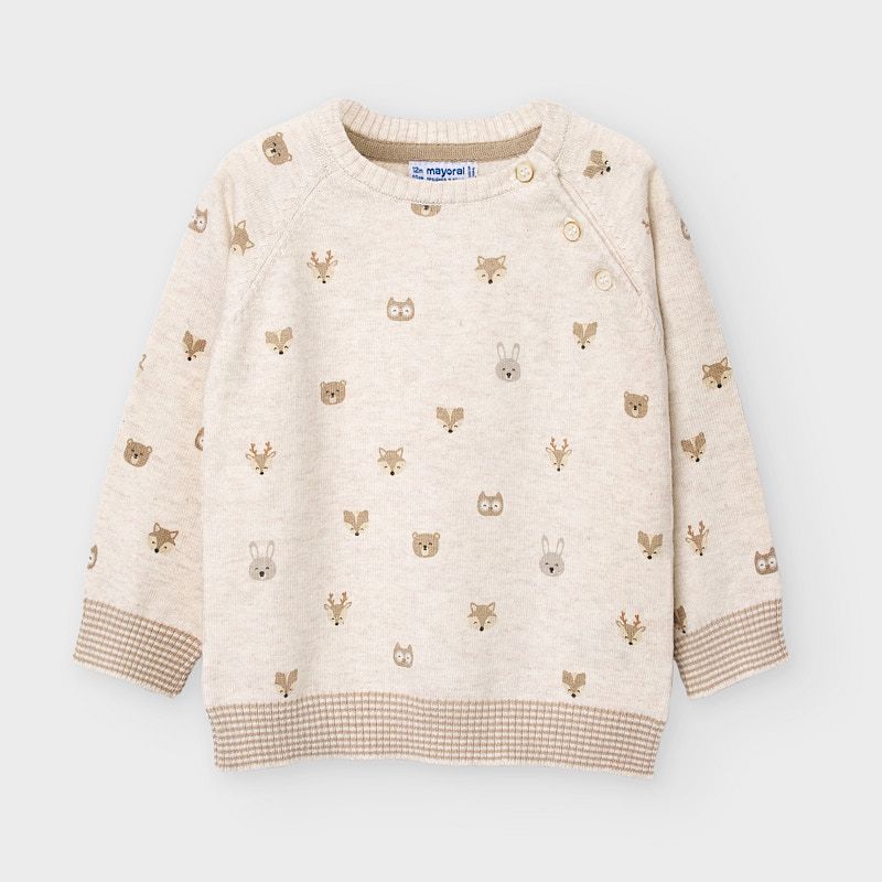 baby boy cream sweater