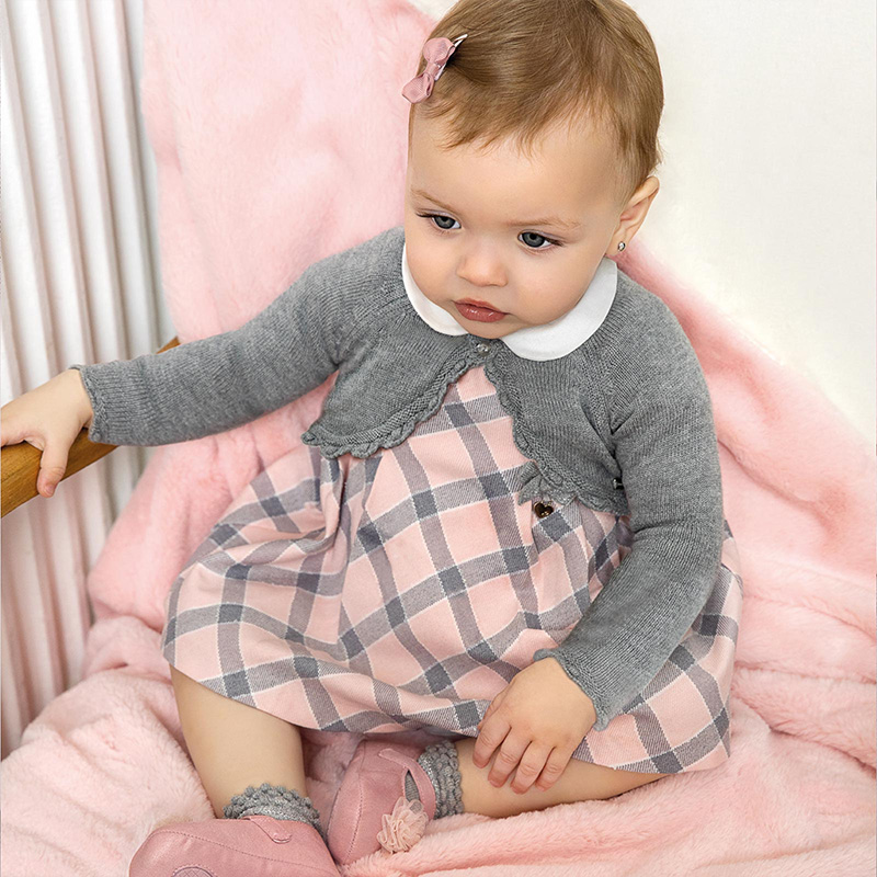 newborn plaid dress