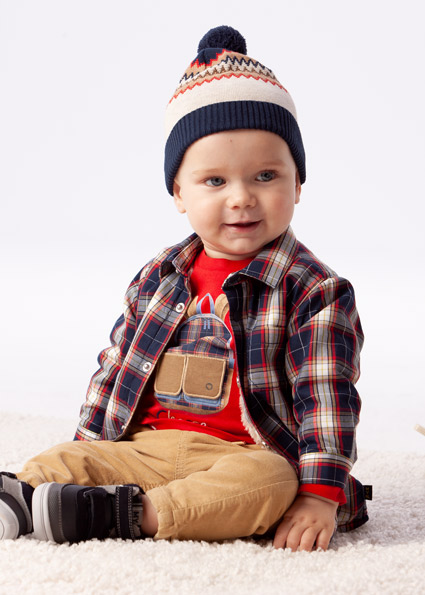 Play With Interactive Print T Shirt For Baby Boy Red Mayoral