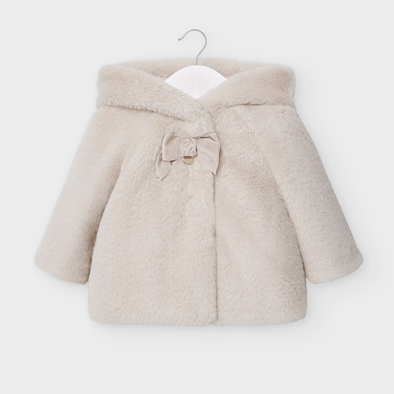 baby coat with fur