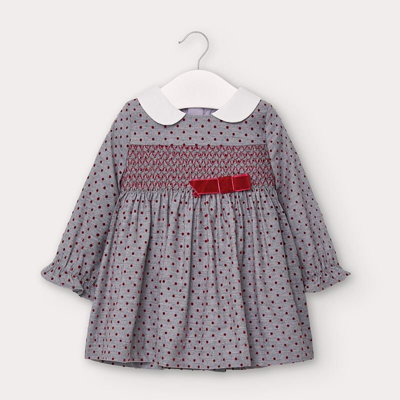 flannel dress for baby