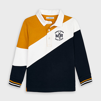 Polo manches longues garcon clearance