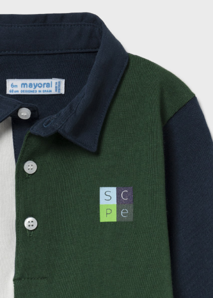 Polo Manches Longues Assorti Bebe Garcon Pin Mayoral