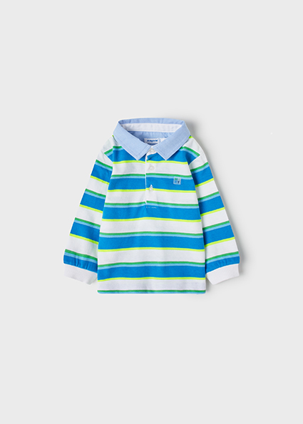 polo rayas manga larga