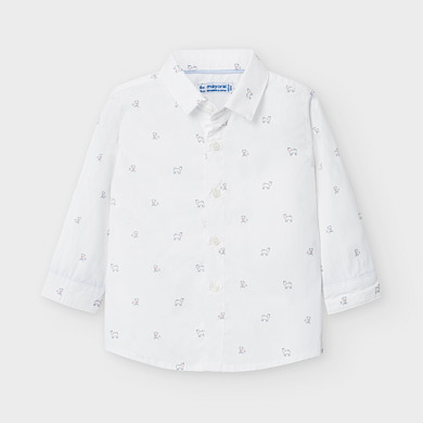 baby boy white long sleeve shirt