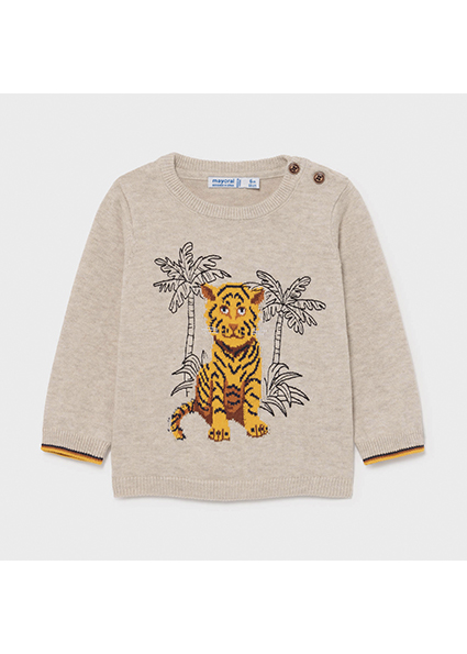 Pull Motif Animaux Bebe Garcon Toile Mayoral