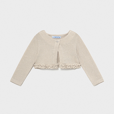 Rebeca beige niña clearance