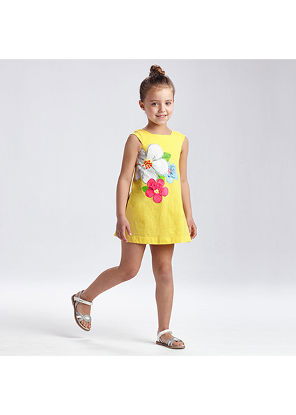 Robe Fille Jaune Mayoral