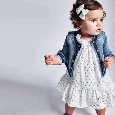 Veste Jean Bebe Fille Tejano Medio Mayoral