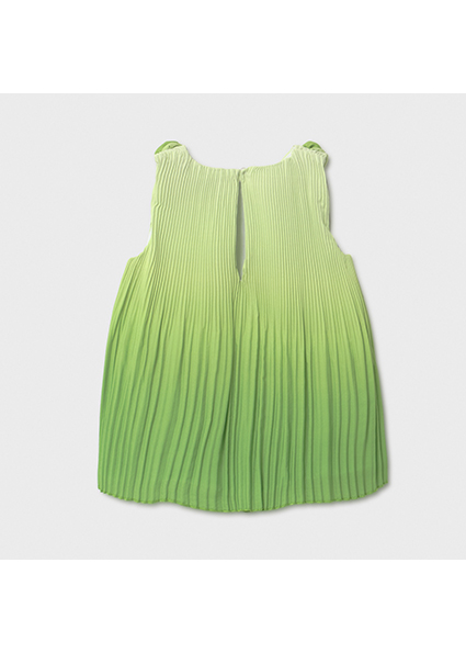 Robe Plissee Bebe Fille Pistache Mayoral