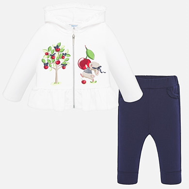 baby white tracksuit