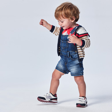 Salopette Soft Jean Ecofriends Courte Bebe Garcon Jean Mayoral