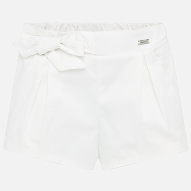 baby girl white shorts