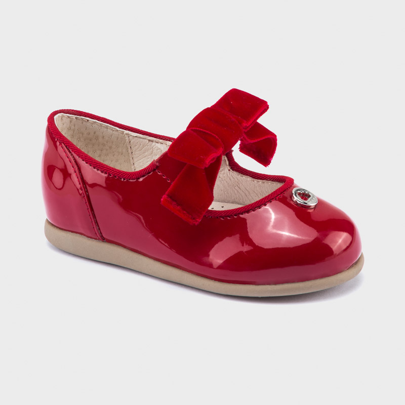 scarpe vernice rossa bambina