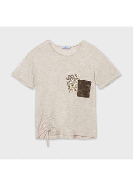 Sequin pocket tee clearance