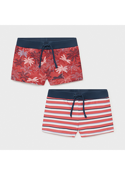 Set 2 Maillots De Bain Bebe Garcon Cyber Red Mayoral