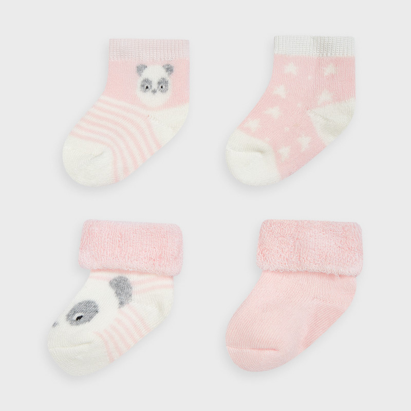 baby pink socks