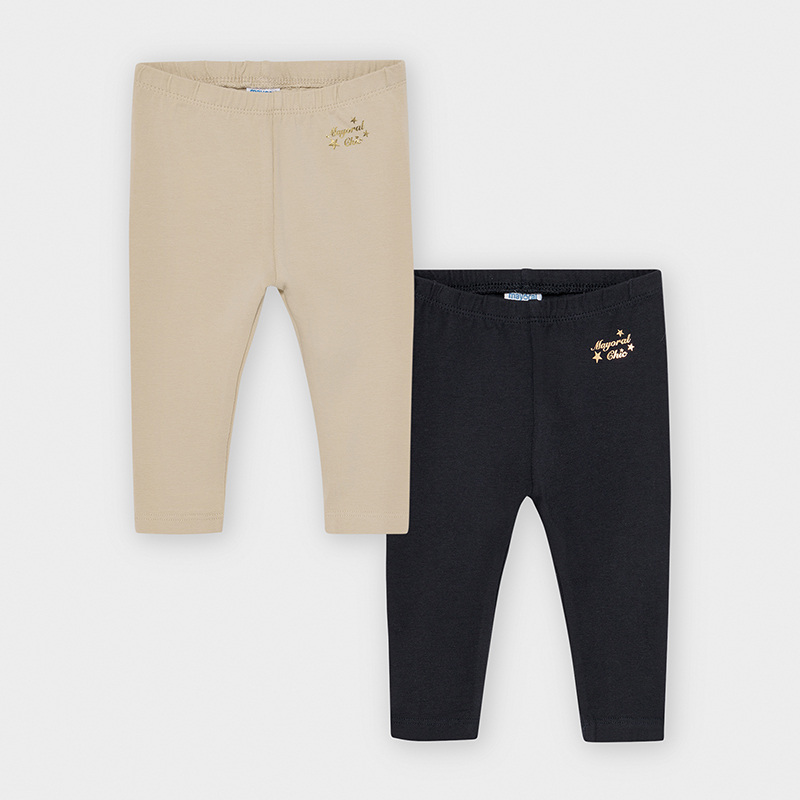 navy blue baby leggings