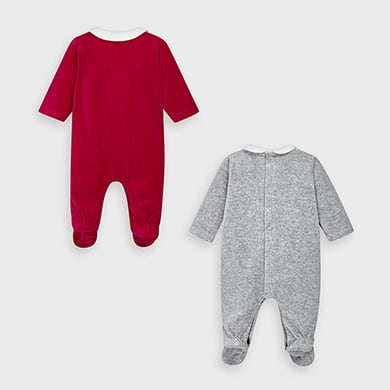 velour onesie baby