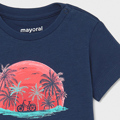 Set T Shirt 2 Teilig Baby Jungen Aqua Mayoral
