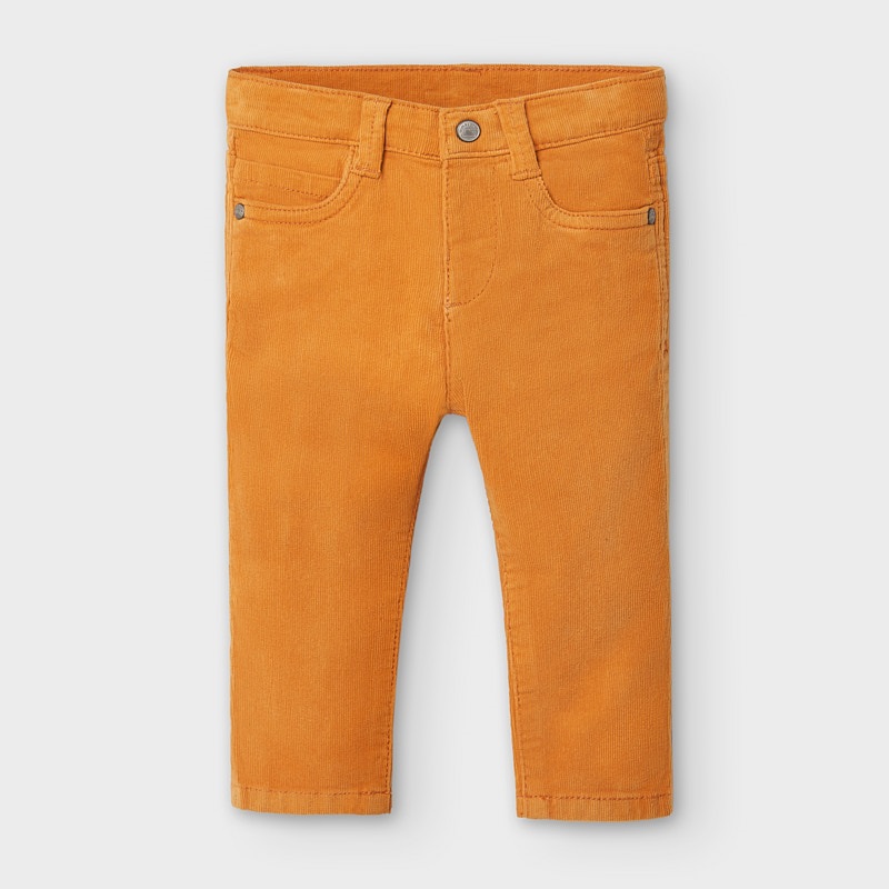 slim fit corduroy trousers